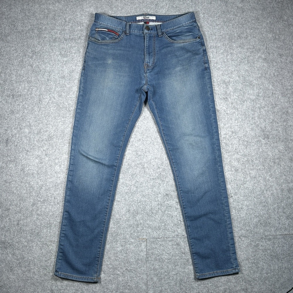 Tommy Hilfiger Denim Jeans Men's Size 31x32(31x29) Blue Tapered‎ 2000s